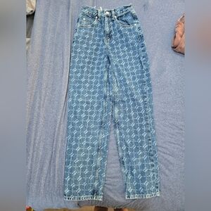 BDG Blue Patterned Women Jeans